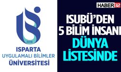 ISUBÜ’den 5 bilim insanı dünya listesinde