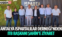 Antalya Ispartalılar Derneği’nden Başkan Şahin’e ziyaret