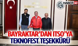 ITSO Başkanı Çelik’e Teknofest teşekkürü