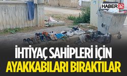 Bir Düzine Ayakkabıyı İhtiyaç Sahiplerine Bıraktı