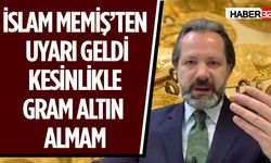 İslam Memiş'ten Beklenmedik Uyarı