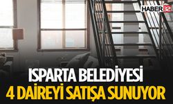 Isparta'da 4 Daire Satışa Sunuluyor