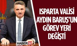 Vali Aydın Baruş'un Görev Yeri Değişti