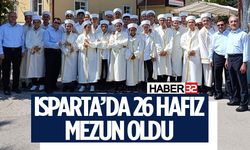 Isparta'da 26 Hafız Mezun Oldu