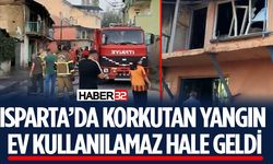 Çıkan Yangında Ev Kullanılamaz Hale Geldi