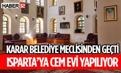 Isparta'da Cem Evi İçin Alan Tahsis Edildi