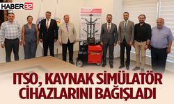 ITSO, kaynak simülatör cihazlarını bağışladı