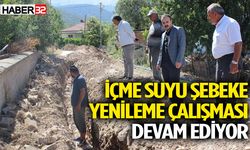 İçme suyu şebeke yenileme çalışması devam ediyor