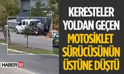 Keresteler Motosikletlinin Üzerine Düştü