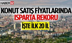 Konut Satış Fiyatlarında Isparta Rekoru