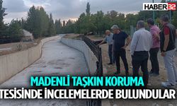 Madenli Taşkın Koruma tesisinde çalışmalar sürüyor