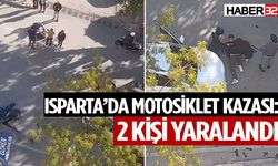 Isparta’da kaza: 2 kişi yaralandı