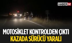 Eğirdir'de Motosiklet Kazası Sürücü Yaralı