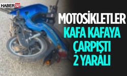 Motosikletler Çarpıştı Kazada 2 Yaralı