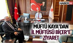 Müftü Kaya’dan İl Müftüsü Biçer’e Ziyaret