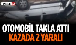 Takla Atan Otomobilde 2 Kişi Yaralandı