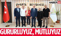 Şampiyonumuzdan Başkan Başdeğirmen’e ziyaret