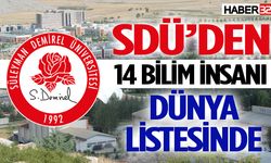 SDÜ’den 14 Bilim İnsanı Dünya Listesine Adını Yazdırdı