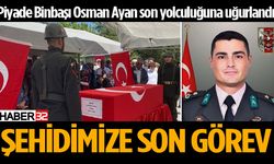 Şehidimiz son yolculuğuna uğurlandı..