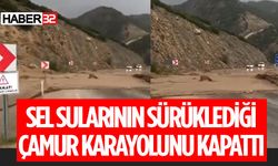 Isparta'da Dağlardan Gelen Sel Suları Karayollarını Kapattı