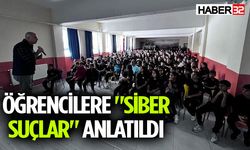 Nazmiye Demirel Ortaokulu öğrencilerine "siber suçlar" anlatıldı