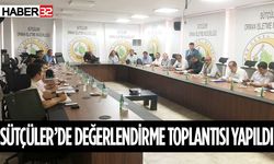 Sütçüler’de değerlendirme toplantısı yapıldı