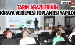 Tarım arazilerinin kiraya verilmesi toplantısı yapıldı