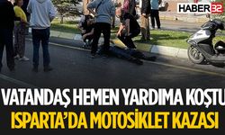 Yaralı Motosiklet Sürücüsü İçin Vatandaş Seferber Oldu