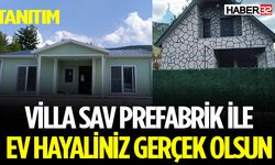 Villa Sav Prefabrik Hızlı Bir Şekilde Evinizi Kurar