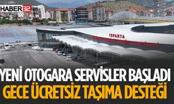 Isparta'da Yeni Otogara Servisler Başladı