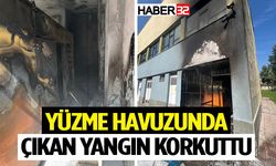 Yüzme Havuzunda Çıkan Yangın Korkuttu