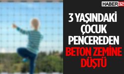 Isparta'da 3 Yaşındaki Çocuk Beton Zemine Düştü