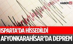 Isparta'da Hissedildi 4.4 Büyüklüğünde Deprem