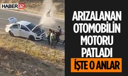 Isparta’da Arızalanan Otomobil Patladı