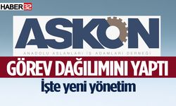 ASKON'da yönetim görev dağılımını yaptı