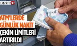 ATM'lerde Günlük Nakit Çekim Limitleri Artırıldı