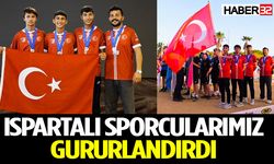 Ispartalı sporcularımız bayrağımızı İspanya'da dalgalandırdı