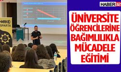 Üniversite öğrencilerine bağımlılıkla mücadele eğitimi