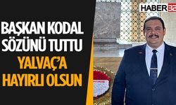 Başkan Kodal Sözünü Tuttu Hizmete Açılıyor