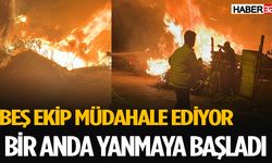 Son Dakika Yangın Çıktı Ekipler Müdahale Ediyor