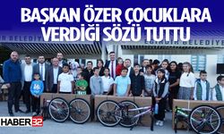 Başkan Özer çocuklara verdiği sözü tuttu