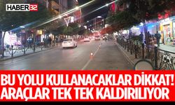 Bu Caddede Araçlar Yoldan Kaldırılıyor