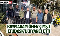 Kaymakam Ömer Çimşit ETUDOSK’u ziyaret etti