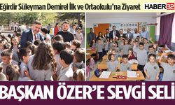 Eğirdir Süleyman Demirel İlk ve Ortaokulu’na Ziyaret