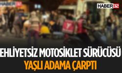 14 Yaşındaki Sürücü Yayaya Çarptı