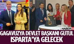 Gagavuzya Devlet Başkanı Gutul Isparta'ya Gelecek