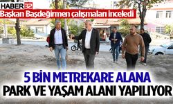 Başkan Başdeğirmen o bölgede çalışmaları yerinde inceledi