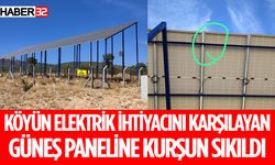 Kimliği Belirsiz Kişiler Güneş Paneline Saldırdı