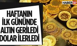 Altın Fiyatları Haftaya Gerilemeyle Başladı