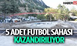 İlçeye 5 Adet Futbol Sahası Kazandırılacak